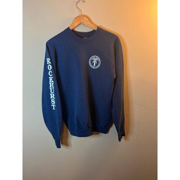 Vintage‎ Screen Stars Rockhurst College Crewneck Sweatshirt - Mens XL - Picture 1 of 6